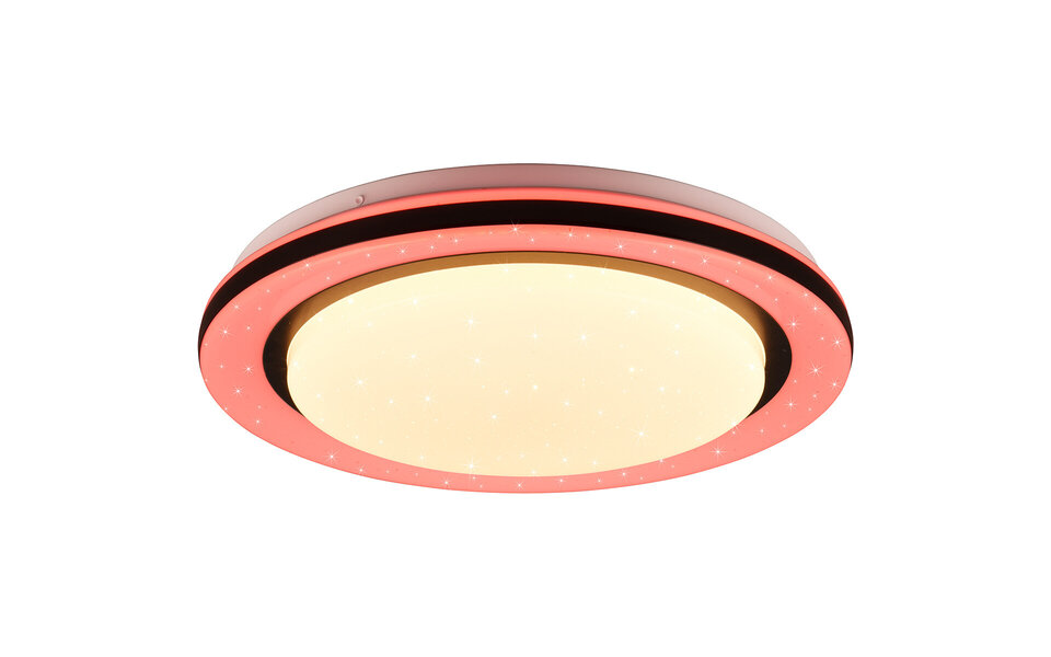 HLW LED LED Plafondlamp - Plafondverlichting - Trion Karda - 17W - RGBW- Rond - Wit - Kunststof
