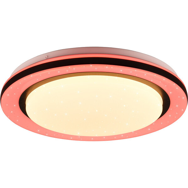 HLW LED LED Plafondlamp - Plafondverlichting - Trion Karda - 17W - RGBW- Rond - Wit - Kunststof