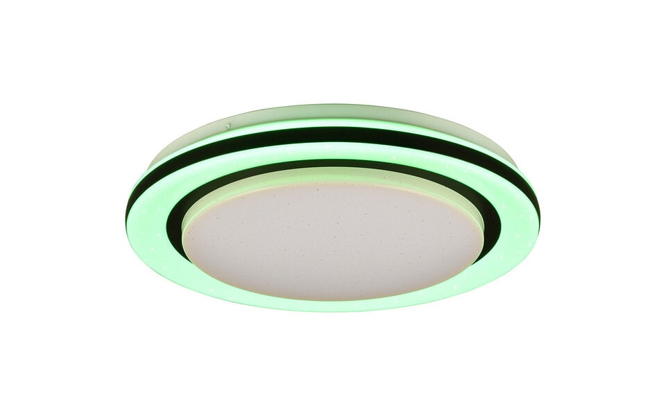 HLW LED LED Ceiling Light - Ceiling Lighting - Trion Karda - 17W - RGBW - Round - White - Plastic