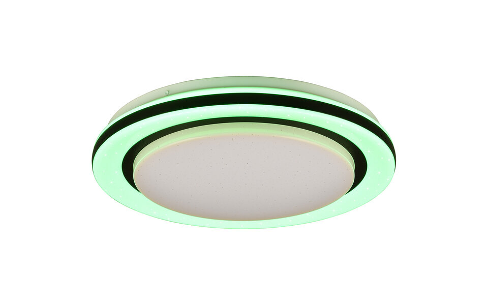 HLW LED LED Plafondlamp - Plafondverlichting - Trion Karda - 17W - RGBW- Rond - Wit - Kunststof