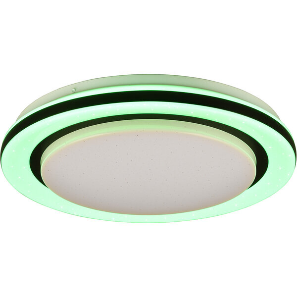 HLW LED LED Plafondlamp - Plafondverlichting - Trion Karda - 17W - RGBW- Rond - Wit - Kunststof