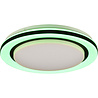 HLW LED LED Ceiling Light - Ceiling Lighting - Trion Karda - 17W - RGBW - Round - White - Plastic