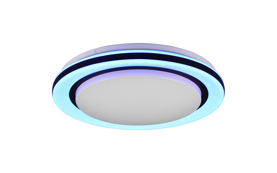 HLW LED LED Plafondlamp - Plafondverlichting - Trion Karda - 17W - RGBW- Rond - Wit - Kunststof