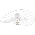 LED Ceiling Light - Ceiling Lighting - Trion Aupe - E27 Fitting - 1-light - Round - Matte White - Metal