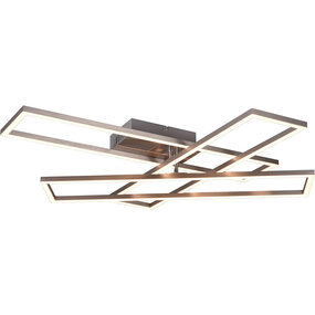 LED plafondlamp Trion Rosso 4600lm dimbaar 2700–6500K LED plafondlamp Trion Rosso 4600lm dimbaar 2700–6500K