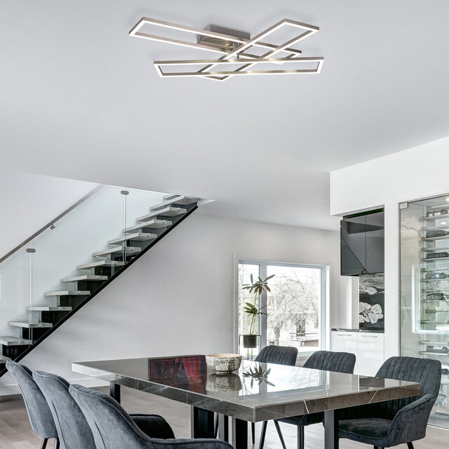 ronde dimbare LED plafondlamp met 4600 lumen en instelbare kleurtemperatuur van warm naar koel wit