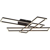 Trion Rosso LED plafondlamp 36W dimbaar mat zwart Trion Rosso LED plafondlamp 36W dimbaar mat zwart
