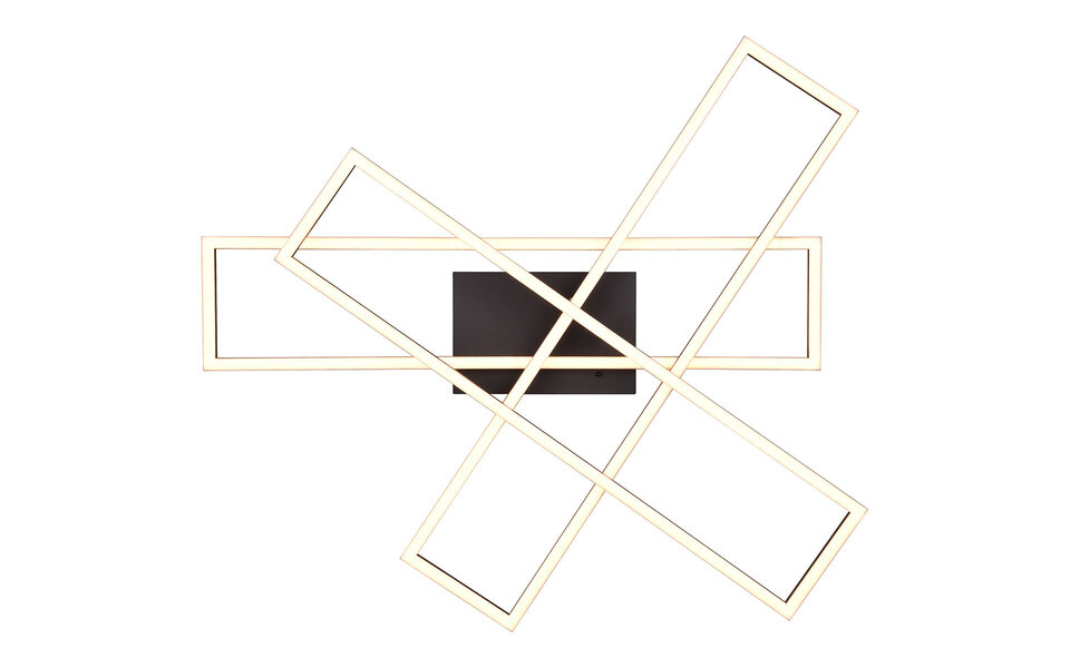 HLW LED LED Plafondlamp - Plafondverlichting - Trion Rosso - 36W - Aanpasbare Kleur - Afstandsbediening - Dimbaar - Vierkant - Mat Zwart - Metaal HLW LED LED Plafondlamp - Plafondverlichting - Trion Rosso - 36W - Aanpasbare Kleur - Afstandsbediening - Dimbaar - Vierkant - Mat Zwart - Metaal