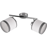 LED ceiling lamp Trion Vamos – chrome, 2x E14, white LED ceiling lamp Trion Vamos – chrome, 2x E14, white