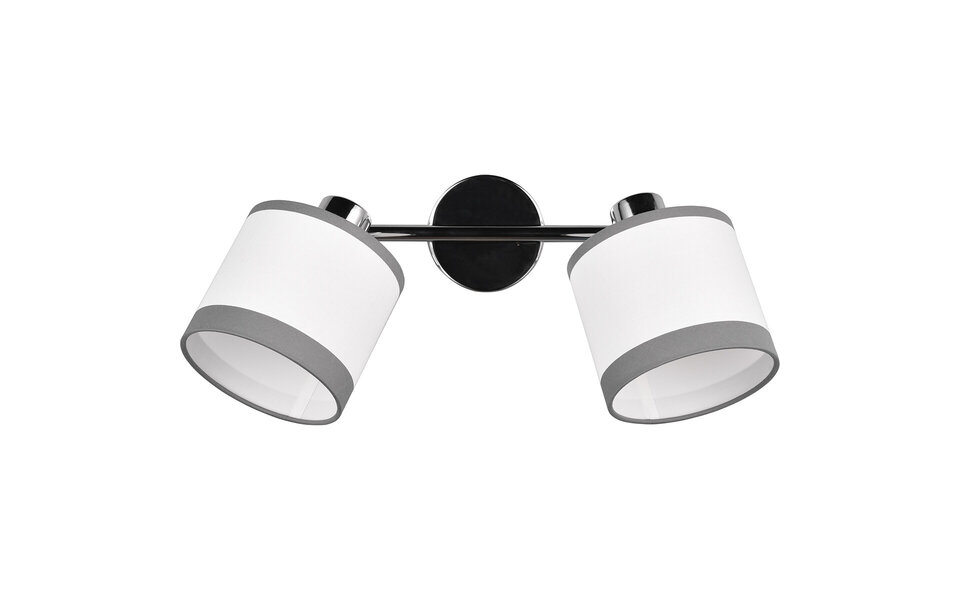 HLW LED LED Plafondlamp - Plafondverlichting - Trion Vamos - E14 Fitting - 2-lichts - Rond - Chroom - Metaal - Max 10W
