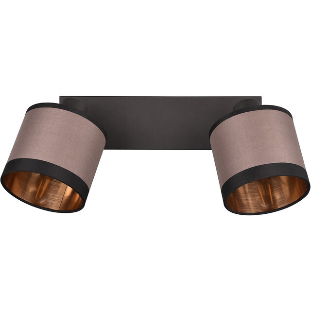 Trion Vamos LED plafondlamp 2-lichts E14 mat zwart Verlichting per ruimte Trion Vamos LED plafondlamp 2-lichts E14 mat zwart Verlichting per ruimte