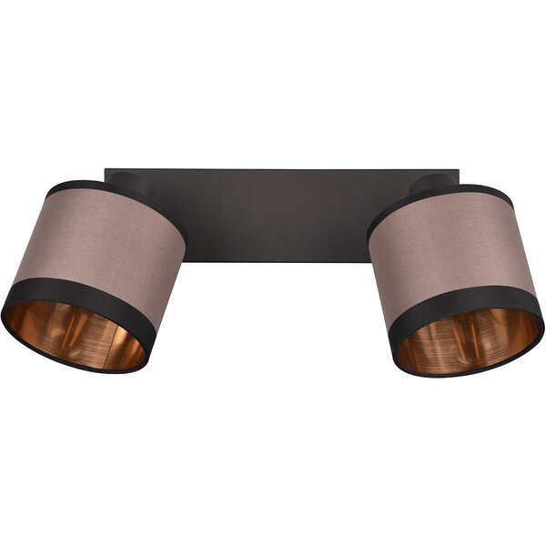 HLW LED LED Plafondlamp - Plafondverlichting - Trion Vamos - E14 Fitting - 2-lichts - Rond - Mat Zwart- Metaal - Max 10W HLW LED LED Plafondlamp - Plafondverlichting - Trion Vamos - E14 Fitting - 2-lichts - Rond - Mat Zwart- Metaal - Max 10W