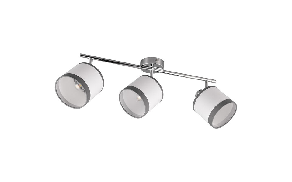 HLW LED LED Plafondlamp - Plafondverlichting - Trion Vamos - E14 Fitting - 3-lichts - Rond - Chroom - Metaal - Max 10W HLW LED LED Plafondlamp - Plafondverlichting - Trion Vamos - E14 Fitting - 3-lichts - Rond - Chroom - Metaal - Max 10W