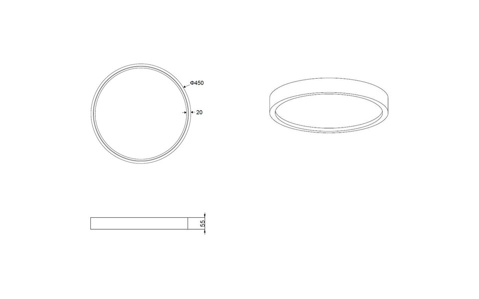 HLW LED LED Ceiling Light - Ceiling Lighting - Trion Dile - 29W - Adjustable Light Color - Round - Matte White - Metal HLW LED LED Ceiling Light - Ceiling Lighting - Trion Dile - 29W - Adjustable Light Color - Round - Matte White - Metal