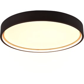 Trion Dile LED plafondlamp mat zwart 29W 3 kleurtemp 3260lm