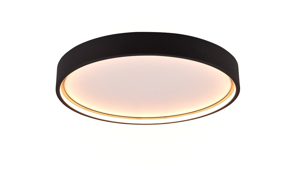 HLW LED LED Ceiling Light - Ceiling Lighting - Trion Dile - 29W - Adjustable Light Color - Round - Matte Black - Metal