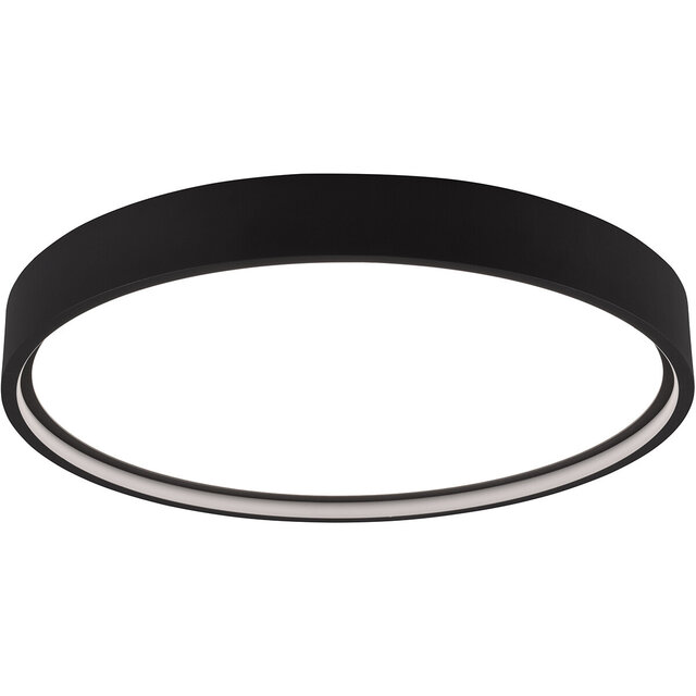 HLW LED LED Ceiling Light - Ceiling Lighting - Trion Dile - 29W - Adjustable Light Color - Round - Matte Black - Metal