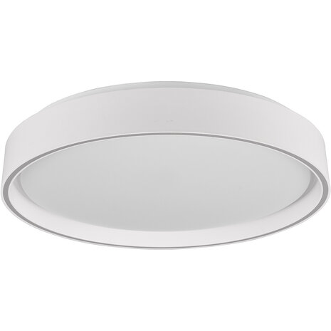 LED Plafondlamp - Plafondverlichting - Trion Lesi - 24W - Dimbaar - Aanpasbare Kleur - Afstandsbediening - Rond - Mat Wit - Kunststof