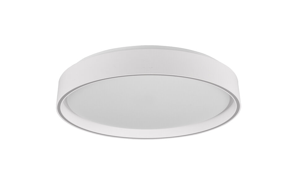HLW LED LED Ceiling Lamp - Ceiling Lighting - Trion Lesi - 24W - Dimmable - Adjustable Color - Remote Control - Round - Matte White - Plastic