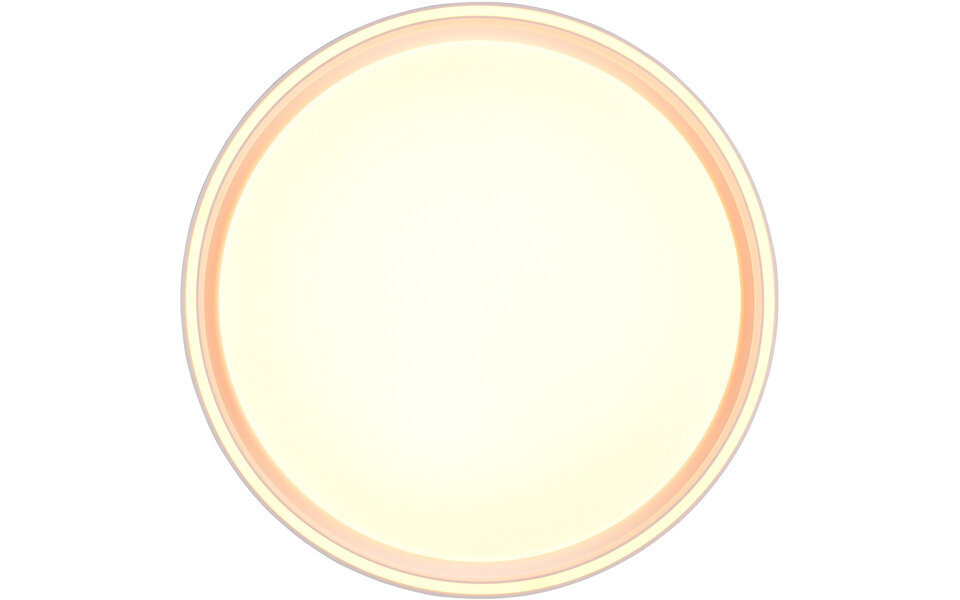 HLW LED LED Ceiling Lamp - Ceiling Lighting - Trion Lesi - 24W - Dimmable - Adjustable Color - Remote Control - Round - Matte White - Plastic