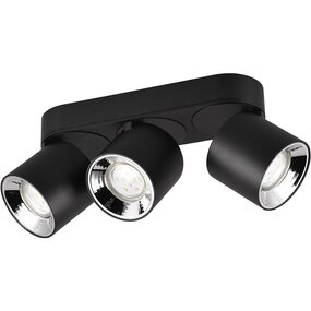 Trion Pinati LED Plafondlamp Mat Zwart 3x GU10 Verstelbaar Trion Pinati LED Plafondlamp Mat Zwart 3x GU10 Verstelbaar