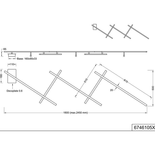 HLW LED LED Ceiling Lamp - Ceiling Lighting - Trion Rindi - 25W - Warm White 3000K - Dimmable - Matte Black - Metal HLW LED LED Ceiling Lamp - Ceiling Lighting - Trion Rindi - 25W - Warm White 3000K - Dimmable - Matte Black - Metal