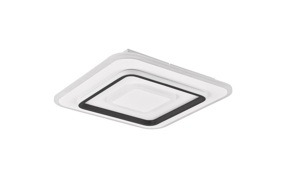 HLW LED LED Ceiling Light - Trion Gora - 46W - Adjustable color - Dimmable - Square - Matte White - Metal