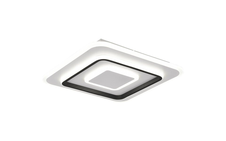 HLW LED LED Ceiling Light - Trion Gora - 46W - Adjustable color - Dimmable - Square - Matte White - Metal