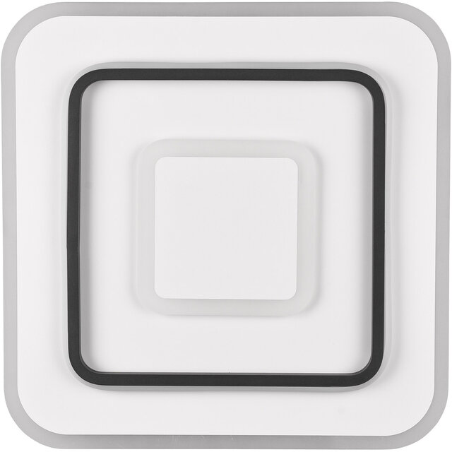 HLW LED LED Ceiling Light - Trion Gora - 46W - Adjustable color - Dimmable - Square - Matte White - Metal