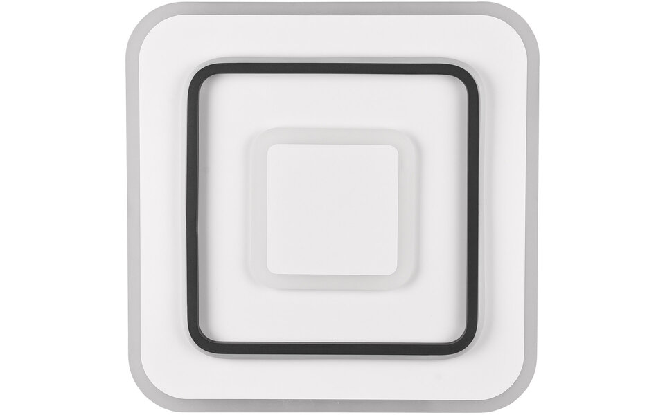 HLW LED LED Plafondlamp - Trion Gora - 46W - Aanpasbaar kleur -  Dimbaar - Vierkant - Mat Wit - Metaal