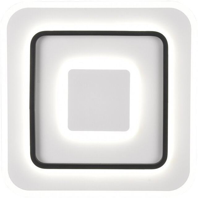 HLW LED LED Plafondlamp - Trion Gora - 46W - Aanpasbaar kleur -  Dimbaar - Vierkant - Mat Wit - Metaal