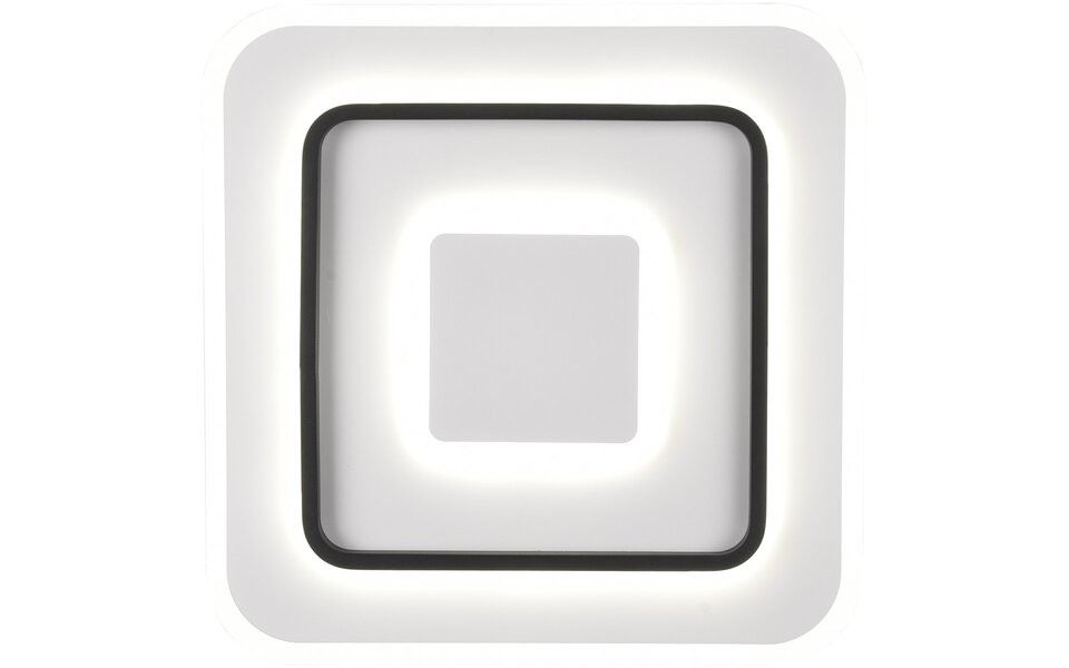HLW LED LED Ceiling Light - Trion Gora - 46W - Adjustable color - Dimmable - Square - Matte White - Metal