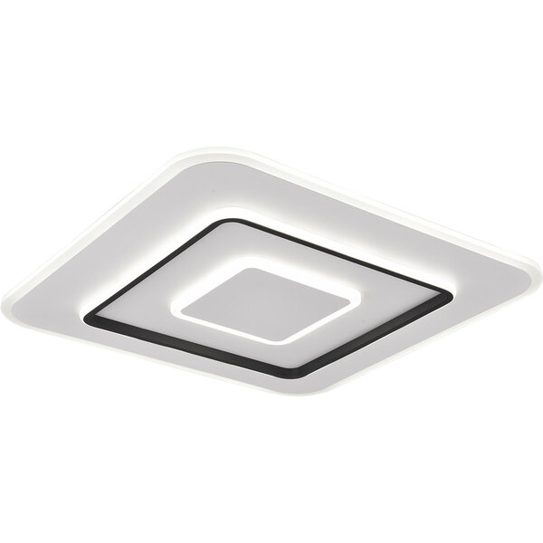 HLW LED LED Plafondlamp - Trion Gora - 55W - Aanpasbaar kleur - Dimbaar - Vierkant - Mat Wit - Metaal HLW LED LED Plafondlamp - Trion Gora - 55W - Aanpasbaar kleur - Dimbaar - Vierkant - Mat Wit - Metaal