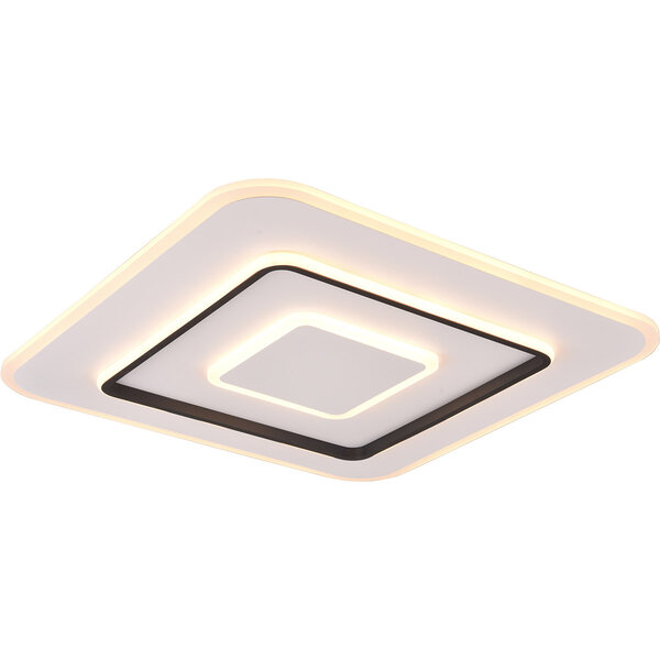 HLW LED LED Plafondlamp - Trion Gora - 55W - Aanpasbaar kleur - Dimbaar - Vierkant - Mat Wit - Metaal HLW LED LED Plafondlamp - Trion Gora - 55W - Aanpasbaar kleur - Dimbaar - Vierkant - Mat Wit - Metaal