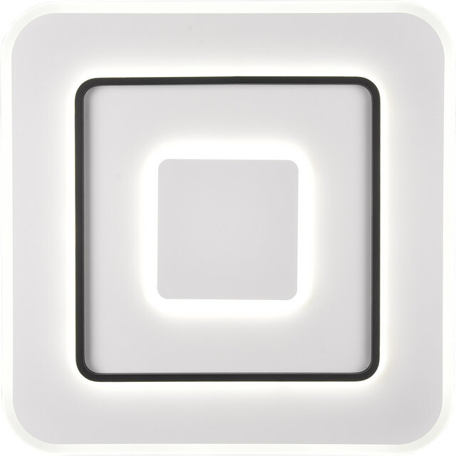 HLW LED LED Ceiling Lamp - Trion Gora - 55W - Adjustable color - Dimmable - Square - Matte White - Metal