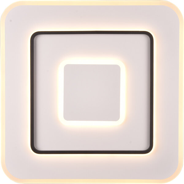 HLW LED LED Plafondlamp - Trion Gora - 55W - Aanpasbaar kleur - Dimbaar - Vierkant - Mat Wit - Metaal HLW LED LED Plafondlamp - Trion Gora - 55W - Aanpasbaar kleur - Dimbaar - Vierkant - Mat Wit - Metaal