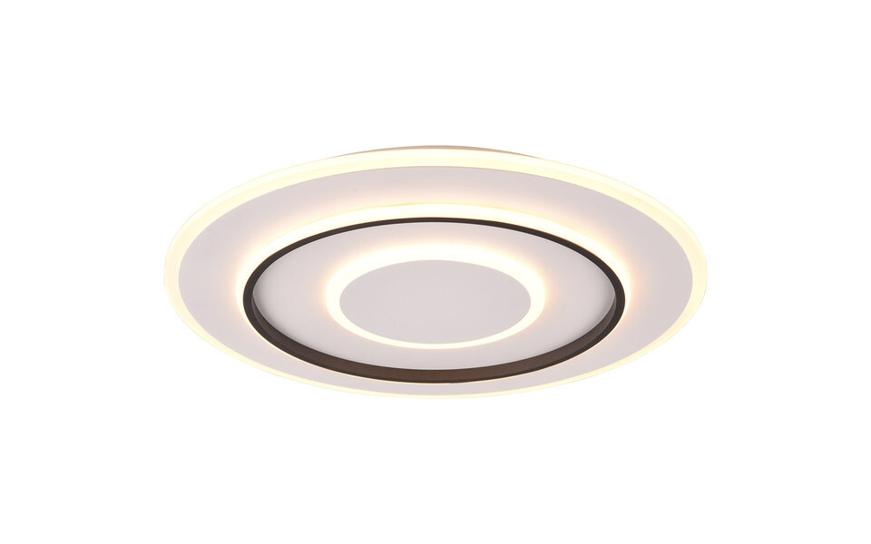 HLW LED LED Plafondlamp - Trion Gora - 55W - Aanpasbaar kleur -  Dimbaar - Rond - Mat Wit - Metaal