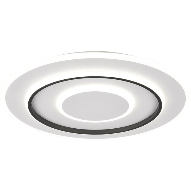 HLW LED LED Plafondlamp - Trion Gora - 55W - Aanpasbaar kleur -  Dimbaar - Rond - Mat Wit - Metaal