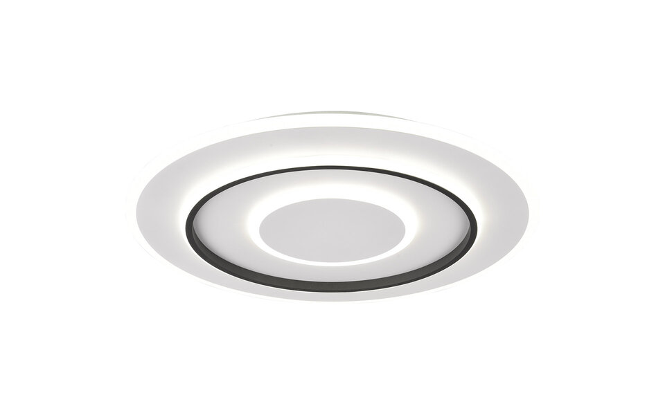 HLW LED LED Plafondlamp - Trion Gora - 55W - Aanpasbaar kleur -  Dimbaar - Rond - Mat Wit - Metaal