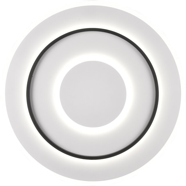 HLW LED LED Ceiling Light - Trion Gora - 55W - Adjustable color - Dimmable - Round - Matte White - Metal