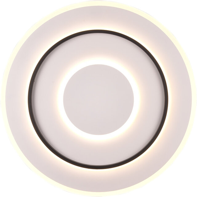 HLW LED LED Ceiling Light - Trion Gora - 55W - Adjustable color - Dimmable - Round - Matte White - Metal