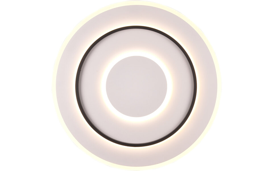 HLW LED LED Ceiling Light - Trion Gora - 55W - Adjustable color - Dimmable - Round - Matte White - Metal