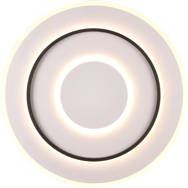HLW LED LED Plafondlamp - Trion Gora - 55W - Aanpasbaar kleur - Dimbaar - Rond - Mat Wit - Metaal HLW LED LED Plafondlamp - Trion Gora - 55W - Aanpasbaar kleur - Dimbaar - Rond - Mat Wit - Metaal