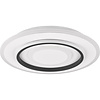 Trion Gora LED ceiling light matte white 46W dimmable 5400lm