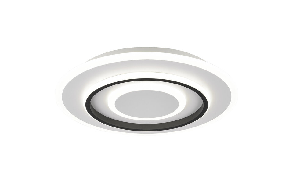 HLW LED LED Ceiling Light - Trion Gora - 46W - Adjustable color - Dimmable - Round - Matte White - Metal