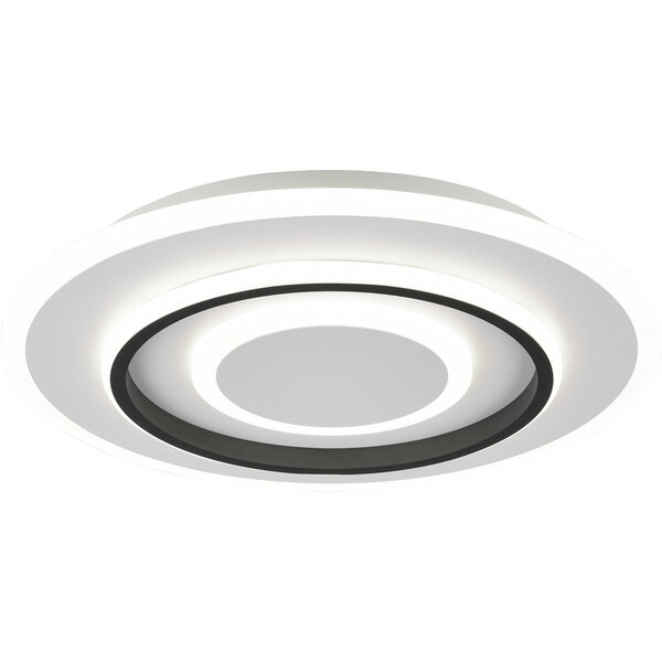 HLW LED LED Plafondlamp - Trion Gora - 46W - Aanpasbaar kleur - Dimbaar - Rond - Mat Wit - Metaal HLW LED LED Plafondlamp - Trion Gora - 46W - Aanpasbaar kleur - Dimbaar - Rond - Mat Wit - Metaal