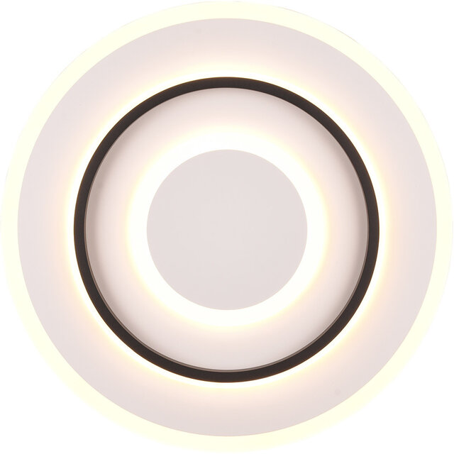 HLW LED LED Ceiling Light - Trion Gora - 46W - Adjustable color - Dimmable - Round - Matte White - Metal