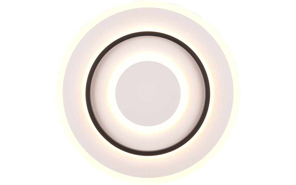 HLW LED LED Ceiling Light - Trion Gora - 46W - Adjustable color - Dimmable - Round - Matte White - Metal