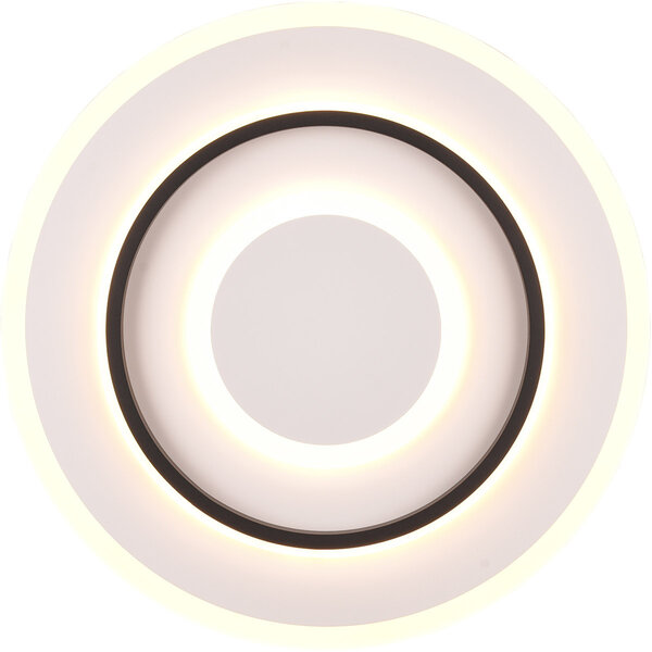 HLW LED LED Plafondlamp - Trion Gora - 46W - Aanpasbaar kleur - Dimbaar - Rond - Mat Wit - Metaal HLW LED LED Plafondlamp - Trion Gora - 46W - Aanpasbaar kleur - Dimbaar - Rond - Mat Wit - Metaal