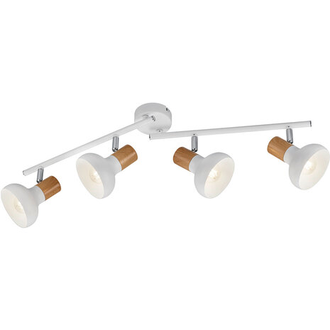 LED Plafondspot - Trion Livori - E14 Fitting - 4-lichts - Rechthoek - Mat Wit - Metaal LED Plafondspot - Trion Livori - E14 Fitting - 4-lichts - Rechthoek - Mat Wit - Metaal